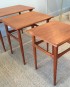 3 tables gigognes en teck – Danemark, 60’s