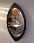Miroir ovale en bois noirci – Hans Agne Jakobsson, Suède, 50’s