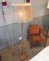 Lampadaire en chêne et corde – Suède, 60’s